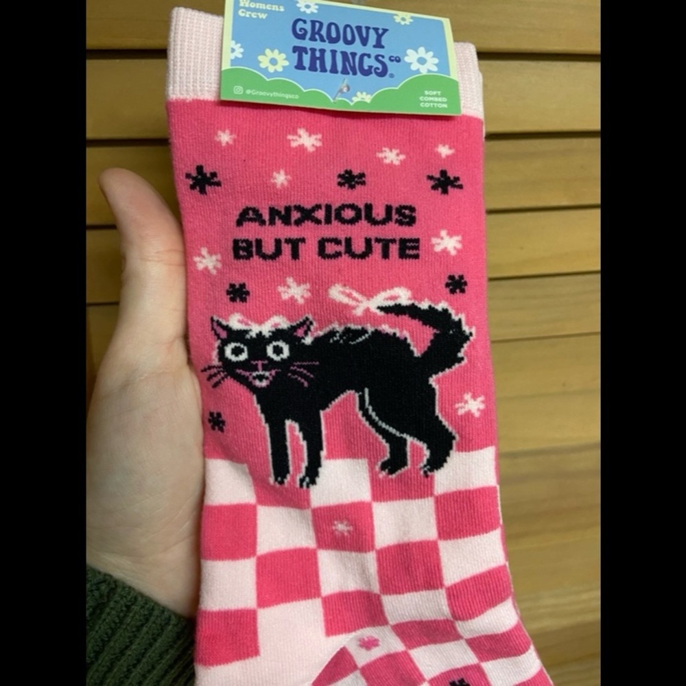 Anxious Cat Socks